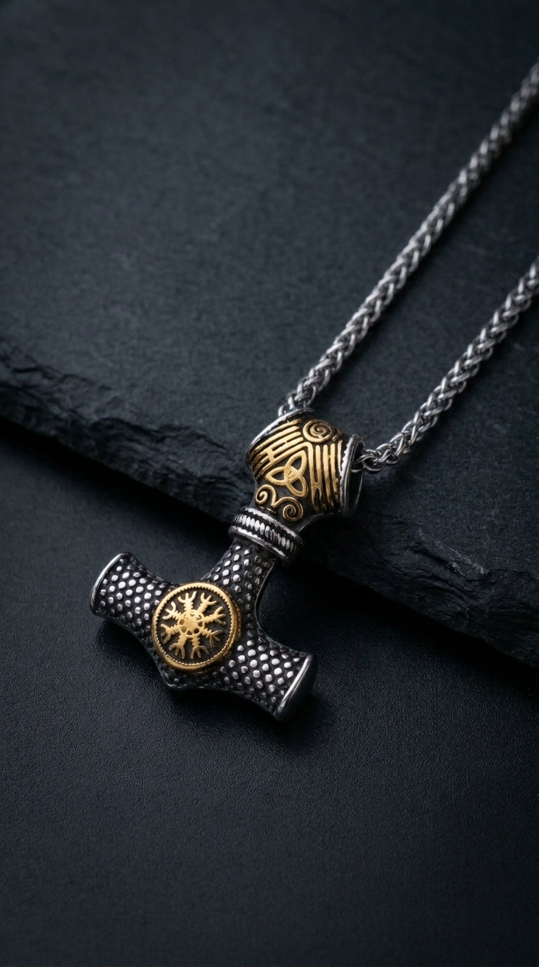 Medallón Mjolnir — El Martillo de Thor